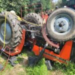 Wypadek podczas prac polowych