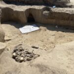 02.08.2024. Wilczyce. Prace archeologoiczne / Fot. Grażyna Szlęzak - Radio Kielce