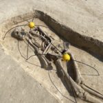 02.08.2024. Wilczyce. Prace archeologoiczne / Fot. Grażyna Szlęzak - Radio Kielce