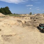 02.08.2024. Wilczyce. Prace archeologoiczne / Fot. Grażyna Szlęzak - Radio Kielce