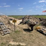 02.08.2024. Wilczyce. Prace archeologoiczne / Fot. Grażyna Szlęzak - Radio Kielce