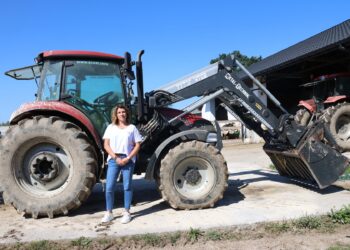 Kamila Knap – starościna dożynek w Łopusznie / Fot. Starostwo Powiatowe w Kielcach