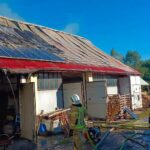 12.08.2024. Umer. Pożar zakładu stolarskiego / Fot. PSP Kielce