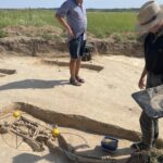 02.08.2024. Wilczyce. Prace archeologoiczne / Fot. Grażyna Szlęzak - Radio Kielce