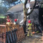06.09.2024. Skarżysko-Kamienna. Pożar domu / Fot. st. kpt. Wojciech Kunys