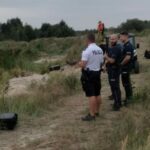 09.09.2024. Skarżysko-Kamienna. Poszukiwania 40-letniego mężczyzny w zbiorniku Piachy / Fot. KPP Skarżysko