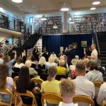 07.09.2024. Ostrowiec Świętokrzyski. Miejska Biblioteka Publiczna. Narodowe czytanie / Fot. Patryk Wójcik - Radio Kielce