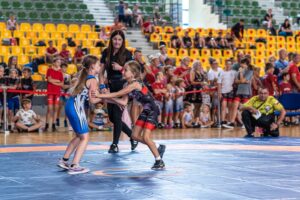 08.09.2024. Kielce. VI Turniej Gór Świętokrzyskich Młodziczek i Młodzików oraz Dzieci w zapasach w stylu wolnym / Fot. Jacek Waldon