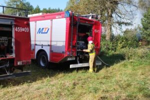 07.09.2024. Sarnówek Mały. Pożar / Fot. Ratownictwo Powiatu Ostrowieckiego