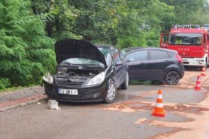 10.09.2024. Krzcięcice. Wypadek / źródło: KPP Jędrzejów