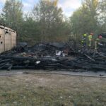 30.09.2024. Psary, powiat włoszczowski. Pożar / Fot. OSP Secemin