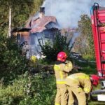 07.09.2024. Sarnówek Mały. Pożar / Fot. Ratownictwo Powiatu Ostrowieckiego