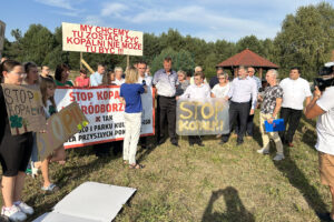 04.09.2024. Krzemionki Opatowskie. Interwencja / Fot. Wojciech Bolewski -Radio Kielce