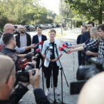 23.09.2024. Kielce. Konferencja prasowa / Fot. Wiktor Taszłow - Radio Kielce