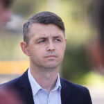 23.09.2024. Kielce. Konferencja prasowa. Na zdjęciu: Karol Nowakowski - pełniący obowiązki dyrektora MZD / Fot. Wiktor Taszłow - Radio Kielce