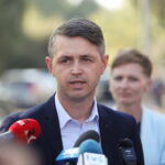 23.09.2024. Kielce. Konferencja prasowa. Na zdjęciu: Karol Nowakowski - pełniący obowiązki dyrektora MZD / Fot. Wiktor Taszłow - Radio Kielce