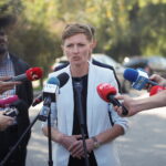 23.09.2024. Kielce. Konferencja prasowa. Na zdjęciu: Agata Wojda - prezydent Kielc / Fot. Wiktor Taszłow - Radio Kielce
