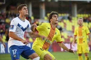 25.09.2024. Kielce. Mecz pierwszej rundy piłkarskiego Pucharu Polski: Korona Kielce - Stal Mielec / Fot. Wiktor Taszłow - Radio Kielce