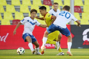 25.09.2024. Kielce. Mecz pierwszej rundy piłkarskiego Pucharu Polski: Korona Kielce - Stal Mielec / Fot. Wiktor Taszłow - Radio Kielce