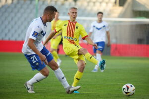 25.09.2024. Kielce. Mecz pierwszej rundy piłkarskiego Pucharu Polski: Korona Kielce - Stal Mielec / Fot. Wiktor Taszłow - Radio Kielce