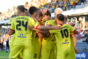 25.09.2024. Kielce. Mecz pierwszej rundy piłkarskiego Pucharu Polski: Korona Kielce - Stal Mielec / Fot. Wiktor Taszłow - Radio Kielce