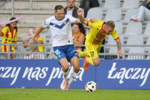 25.09.2024. Kielce. Mecz pierwszej rundy piłkarskiego Pucharu Polski: Korona Kielce - Stal Mielec / Fot. Wiktor Taszłow - Radio Kielce