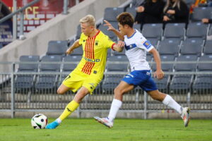 25.09.2024. Kielce. Mecz pierwszej rundy piłkarskiego Pucharu Polski: Korona Kielce - Stal Mielec / Fot. Wiktor Taszłow - Radio Kielce