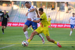 25.09.2024. Kielce. Mecz pierwszej rundy piłkarskiego Pucharu Polski: Korona Kielce - Stal Mielec / Fot. Wiktor Taszłow - Radio Kielce