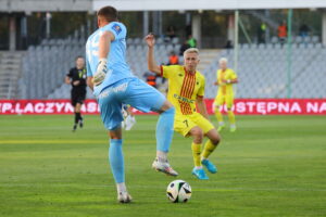 25.09.2024. Kielce. Mecz pierwszej rundy piłkarskiego Pucharu Polski: Korona Kielce - Stal Mielec / Fot. Wiktor Taszłow - Radio Kielce