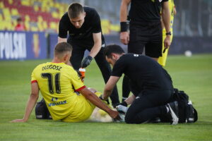 25.09.2024. Kielce. Mecz pierwszej rundy piłkarskiego Pucharu Polski: Korona Kielce - Stal Mielec / Fot. Wiktor Taszłow - Radio Kielce