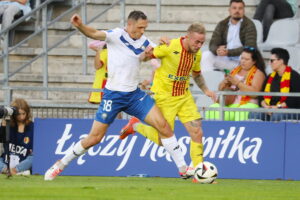 25.09.2024. Kielce. Mecz pierwszej rundy piłkarskiego Pucharu Polski: Korona Kielce - Stal Mielec / Fot. Wiktor Taszłow - Radio Kielce