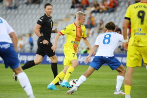 25.09.2024. Kielce. Mecz pierwszej rundy piłkarskiego Pucharu Polski: Korona Kielce - Stal Mielec / Fot. Wiktor Taszłow - Radio Kielce