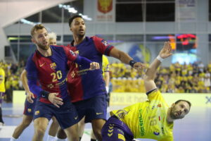 25.09.2024. Kielce. Mecz 3. kolejki Ligi Mistrzów: Industria Kielce - FC Barcelona / Fot. Wiktor Taszłow - Radio Kielce