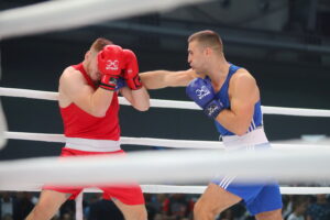 27.09.2024. Targi Kielce. XXXVIII Międzynarodowy Turniej Bokserski im. Feliksa Stamma / Fot. Wiktor Taszłow - Radio Kielce