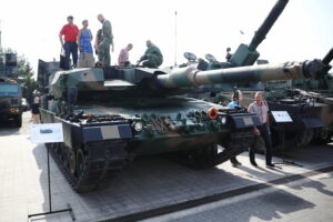 04.09.2024. Kielce. Targi Kielce. Targi MSPO. Czołg Leopard 2PL / Fot. Wiktor Taszłow - Radio Kielce