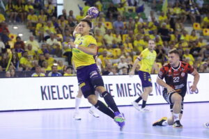 04.09.2024. Kielce. Mecz ORLEN Superligi Industria Kielce - Arged Rebud KPR OSTROVIA Ostrów Wielkopolski. Na zdjęciu: Theo Monar / Fot. Wiktor Taszłow - Radio Kielce