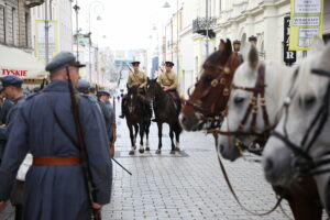 29.09.2024. Kielce. Widowisko Historyczne „Pierwsi w drodze do Niepodległej” / Fot. Wiktor Taszłow - Radio Kielce