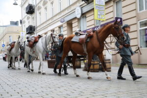 29.09.2024. Kielce. Widowisko Historyczne „Pierwsi w drodze do Niepodległej” / Fot. Wiktor Taszłow - Radio Kielce