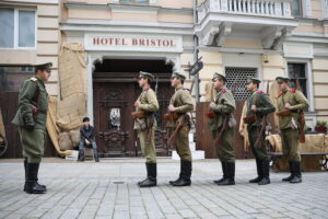 29.09.2024. Kielce. Widowisko Historyczne „Pierwsi w drodze do Niepodległej” / Fot. Wiktor Taszłow - Radio Kielce