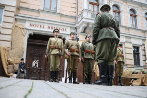 29.09.2024. Kielce. Widowisko Historyczne „Pierwsi w drodze do Niepodległej” / Fot. Wiktor Taszłow - Radio Kielce