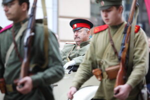 29.09.2024. Kielce. Widowisko Historyczne „Pierwsi w drodze do Niepodległej” / Fot. Wiktor Taszłow - Radio Kielce