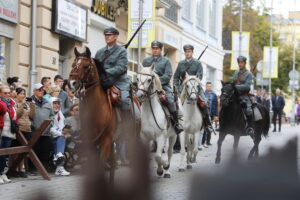 29.09.2024. Kielce. Widowisko Historyczne „Pierwsi w drodze do Niepodległej” / Fot. Wiktor Taszłow - Radio Kielce