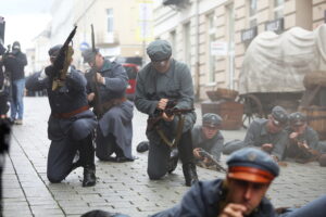 29.09.2024. Kielce. Widowisko Historyczne „Pierwsi w drodze do Niepodległej” / Fot. Wiktor Taszłow - Radio Kielce