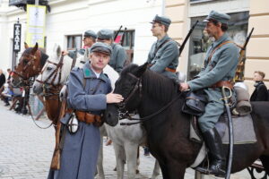 29.09.2024. Kielce. Widowisko Historyczne „Pierwsi w drodze do Niepodległej” / Fot. Wiktor Taszłow - Radio Kielce