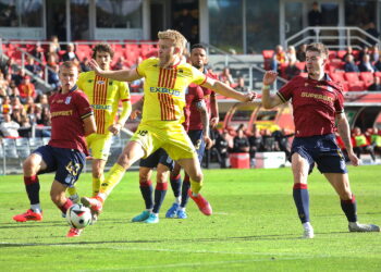 29.09.2024. Kielce. Mecz Korona Kielce - Lech Poznań / Fot. Wiktor Taszłow - Radio Kielce