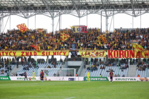 29.09.2024. Kielce. Mecz Korona Kielce - Lech Poznań / Fot. Wiktor Taszłow - Radio Kielce