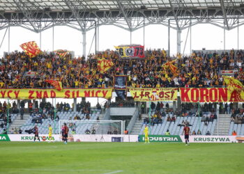 29.09.2024. Kielce. Mecz Korona Kielce - Lech Poznań / Fot. Wiktor Taszłow - Radio Kielce