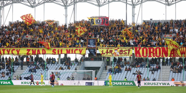 29.09.2024. Kielce. Mecz Korona Kielce - Lech Poznań / Fot. Wiktor Taszłow - Radio Kielce