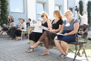 07.09.2024. Kielce. Wojewódzka Biblioteka Publiczna. Narodowe Czytanie / Fot. Wiktor Taszłow - Radio Kielce