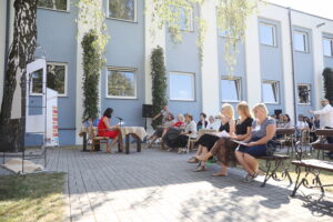 07.09.2024. Kielce. Wojewódzka Biblioteka Publiczna. Narodowe Czytanie / Fot. Wiktor Taszłow - Radio Kielce